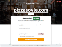 Tablet Screenshot of pizzasoyle.com